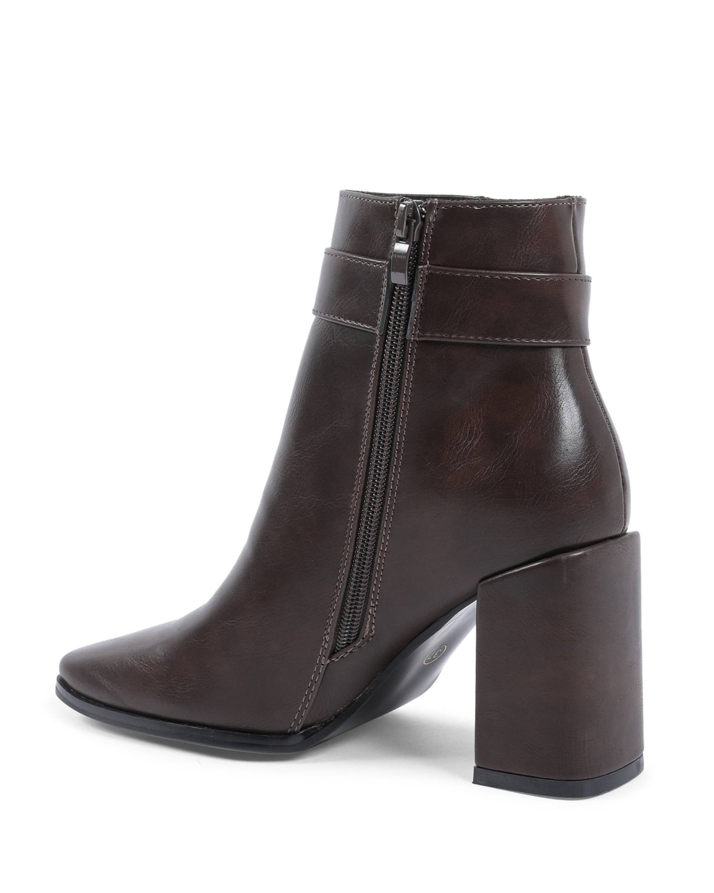 19V69 Italia Women's Brown Ankle Boots - 9cm Heel - X726 MARRONE Style - Style Queenz