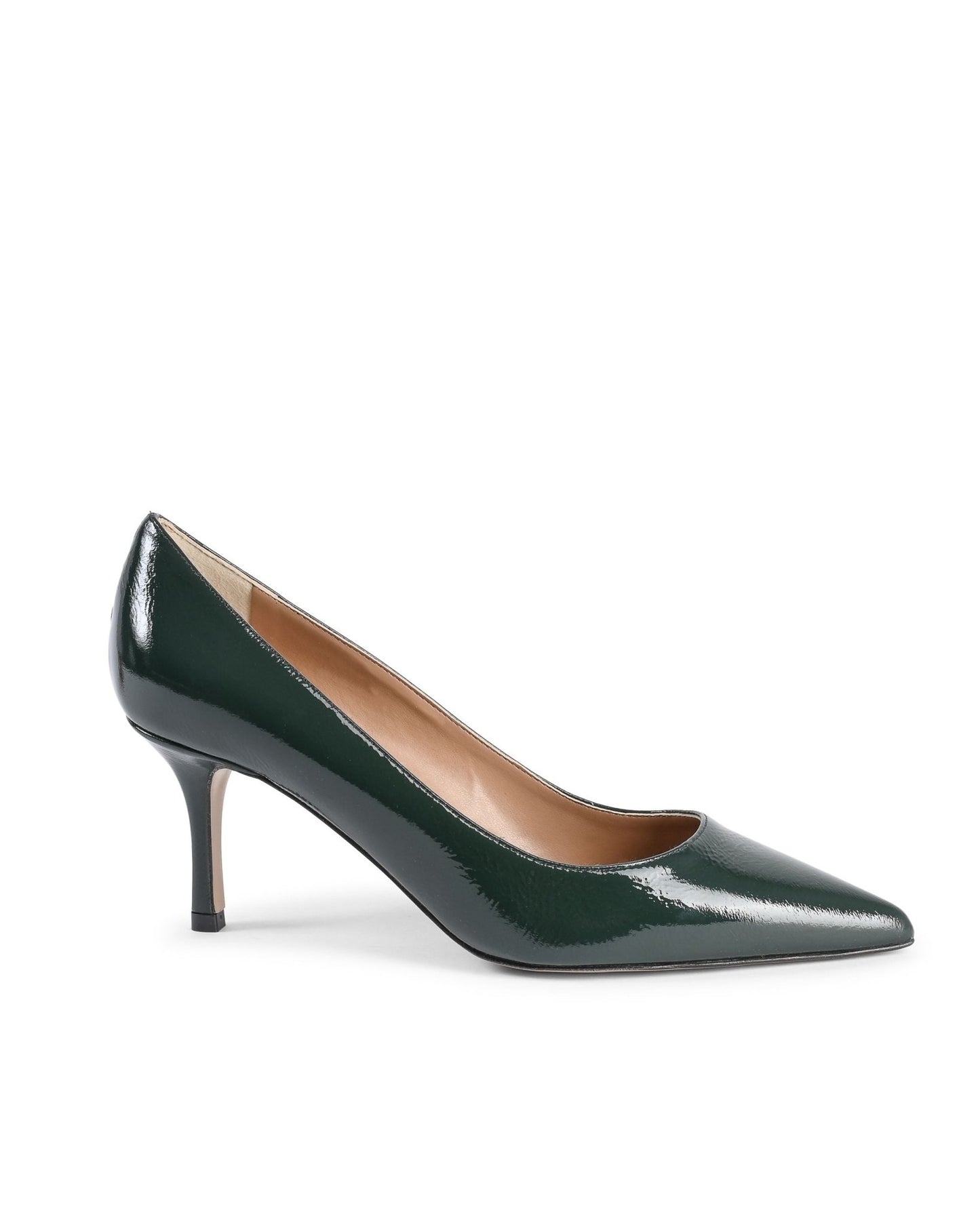 19V69 Italia Women's Green Leather Pumps INES65 - Italian Designer Heels 6.5cm - Style Queenz