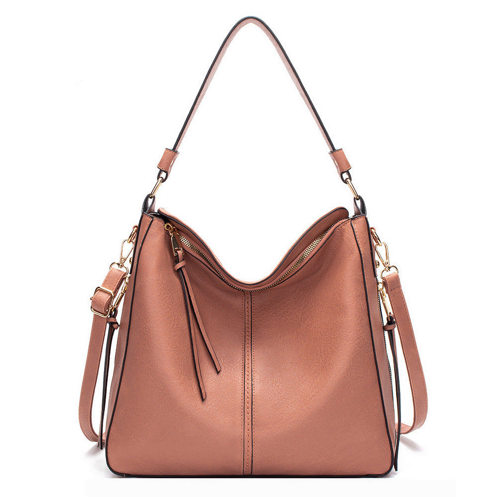 Women's Hobo Shoulder Bag with Crossbody Strap