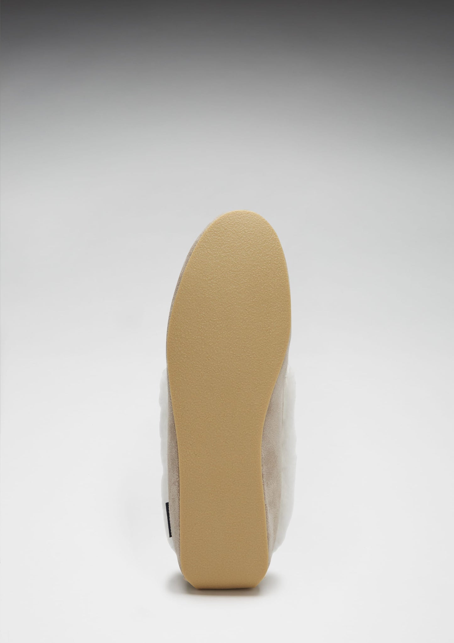 Close-up of a shoe sole on a white background