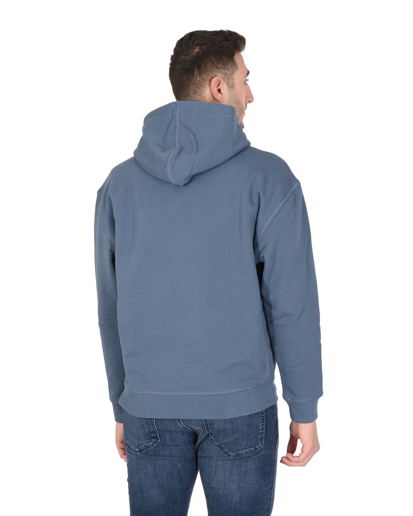 Men's Hugo Boss Cotton Sweatshirt - Bright Blue