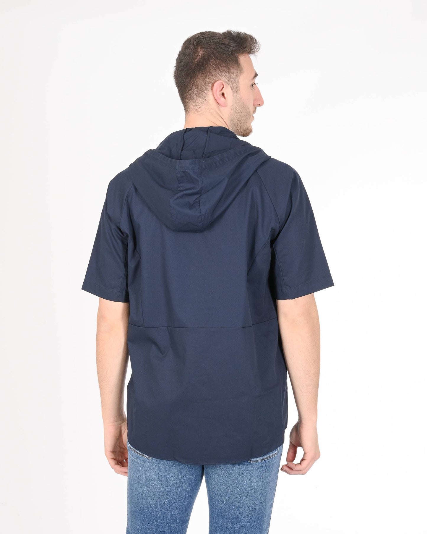 Hugo Boss Men's Navy Cotton Elastane Shirt