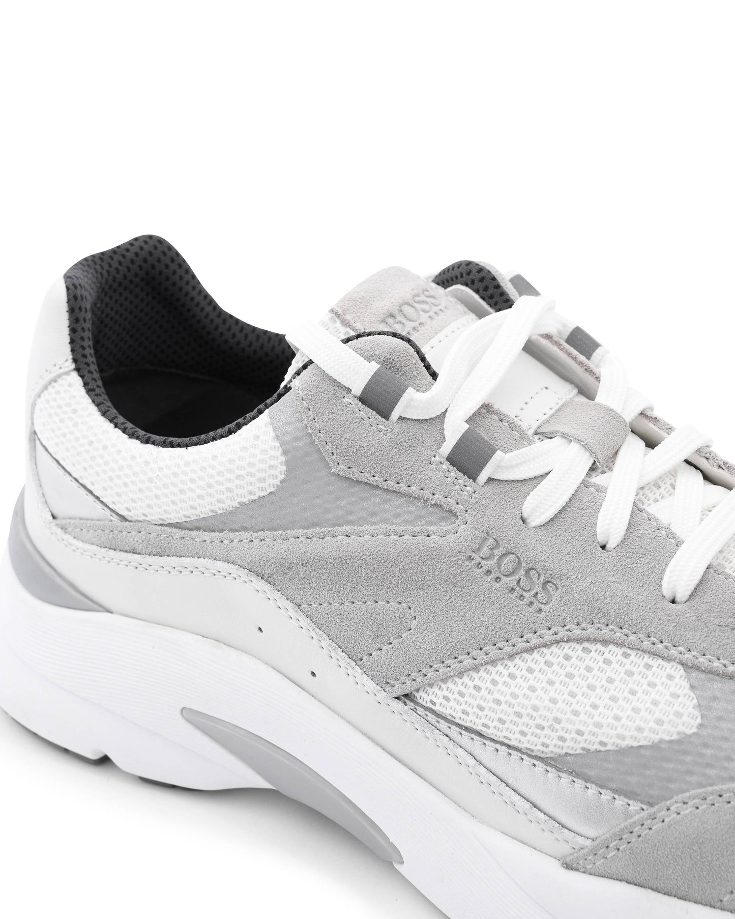 Hugo Boss Men's White Leather Sneakers - 50446943