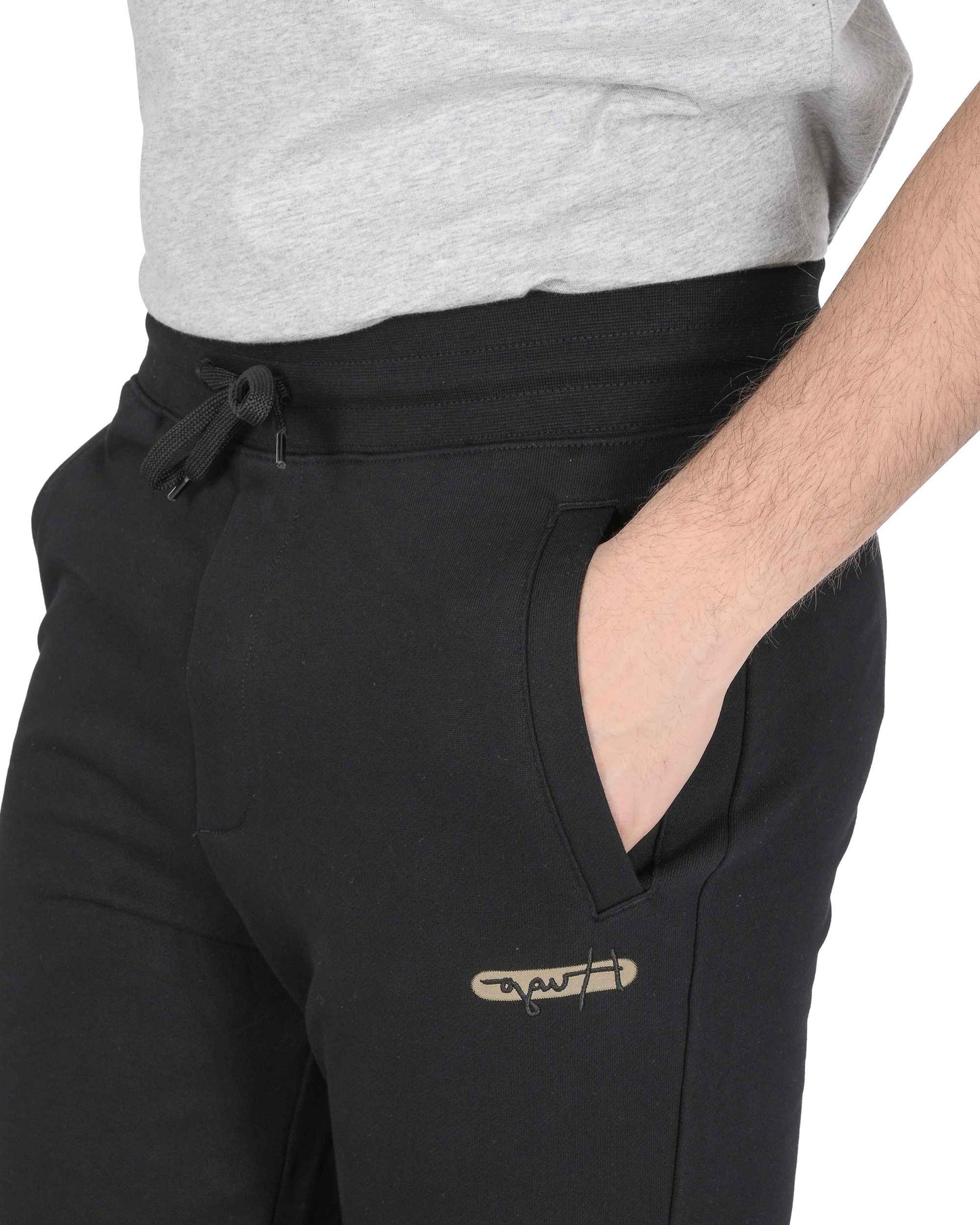 Hugo Boss Men's Black Cotton Pants - Premium Fit