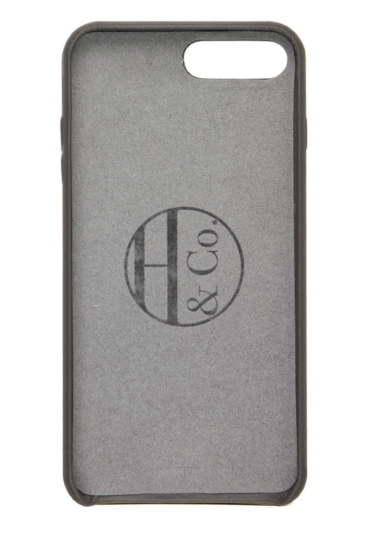 Grey Leather iPhone 7/8 Plus Case by Hugs & Co