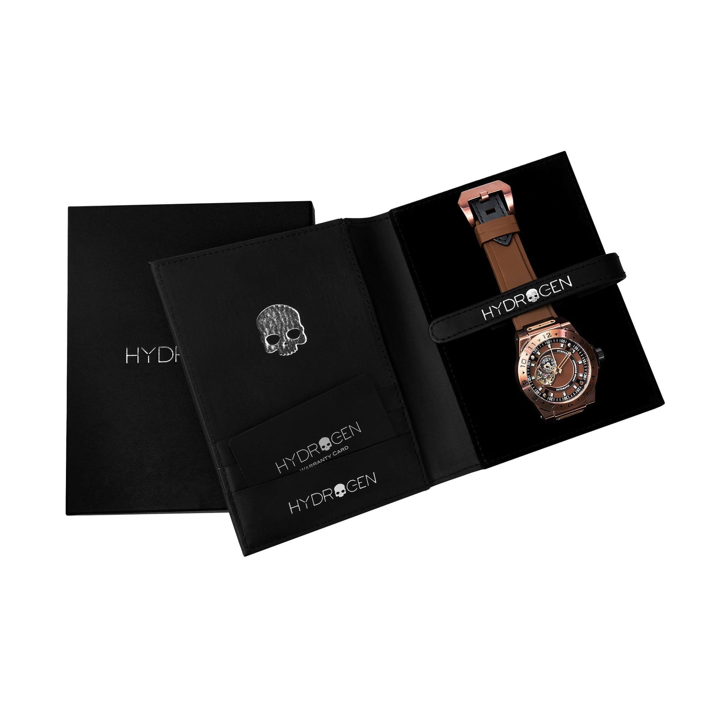Vento Brown GMT Watch - Men's Luxury Japanese Timepiece