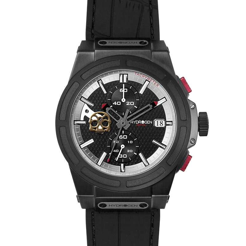 Otto Chrono All Black Watch - Men's Luxury Timepiece