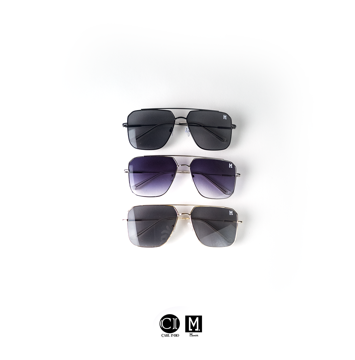 Sunglasses on white back ground