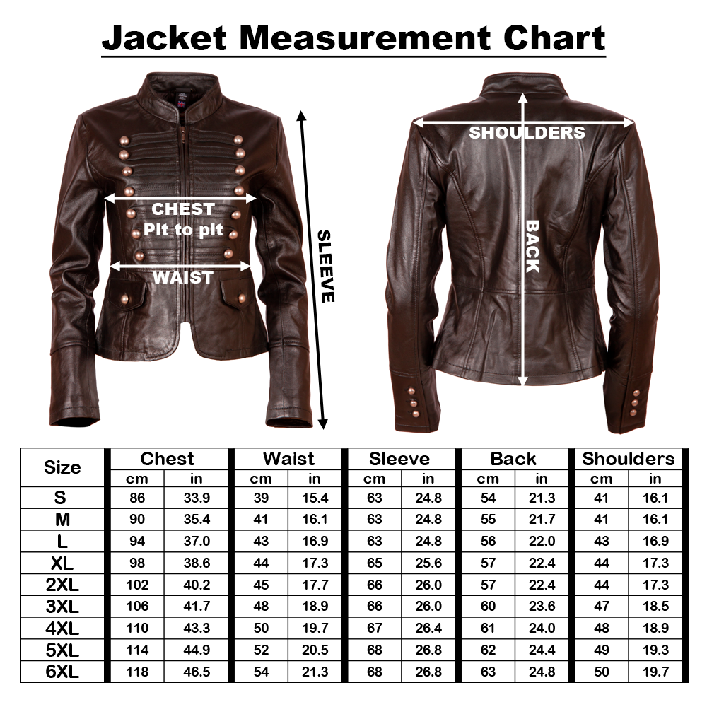 Women's Electric Blue Military Parade Leather Jacket