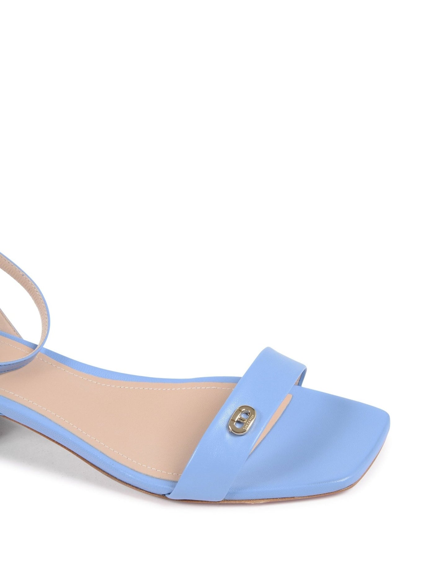 Amata Square Toe Sandals - Italian Leather Ankle Strap Sandals with 3.5cm Heel - Style Queenz