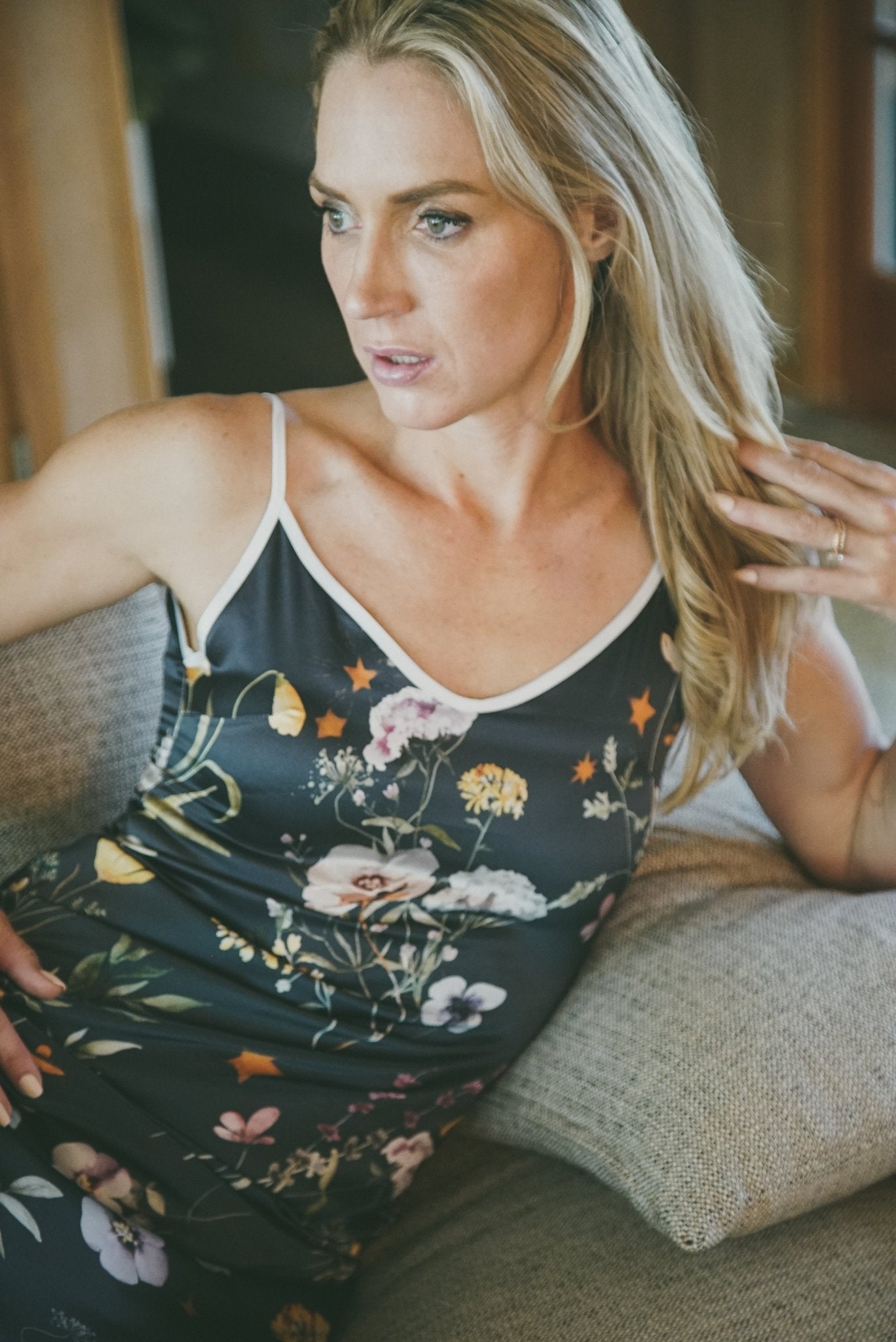 Andromeda Silk Dress Spring Equinox - Sustainable Luxury Women's Designer Fashion - Style Queenz