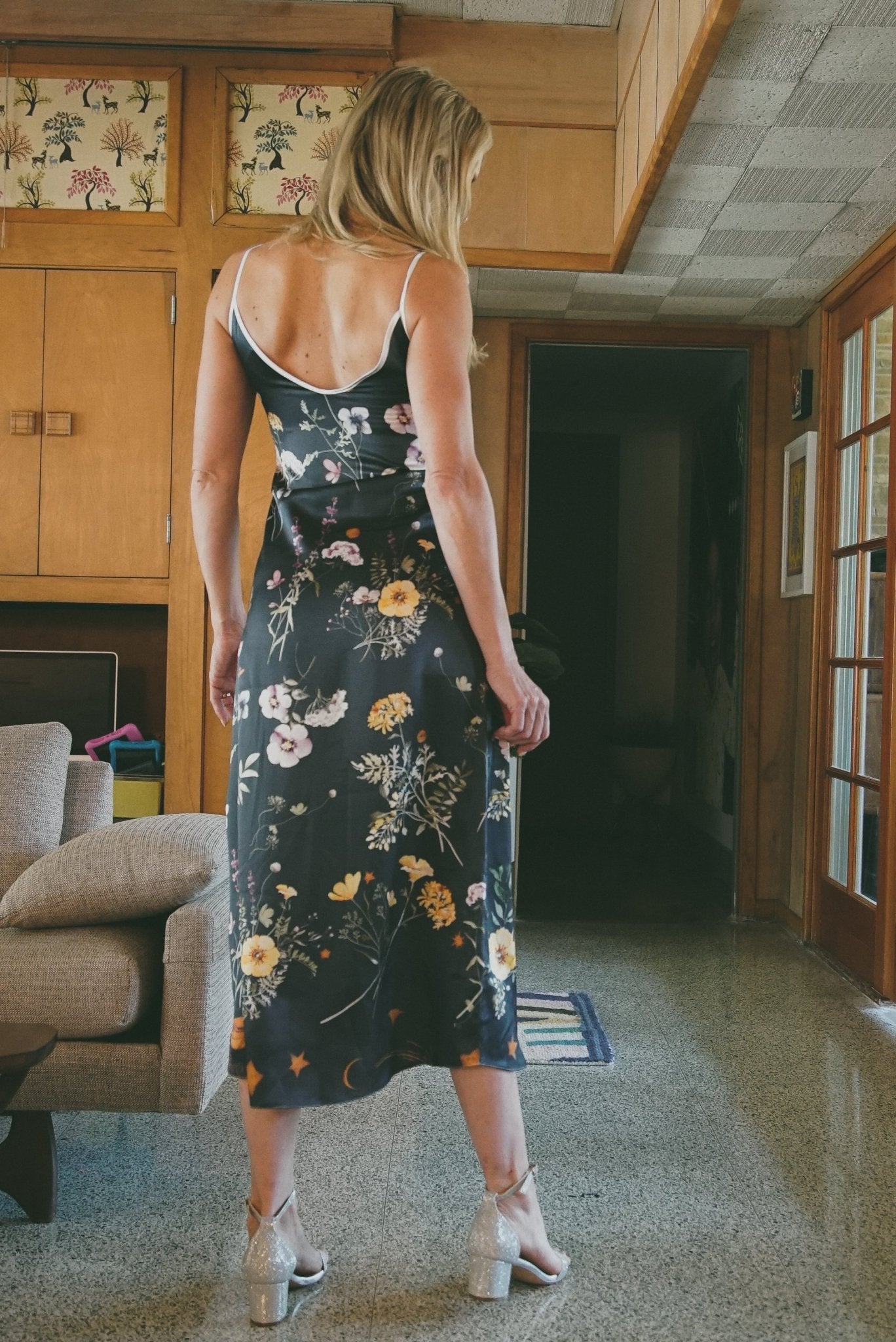 Andromeda Silk Dress Spring Equinox - Sustainable Luxury Women's Designer Fashion - Style Queenz