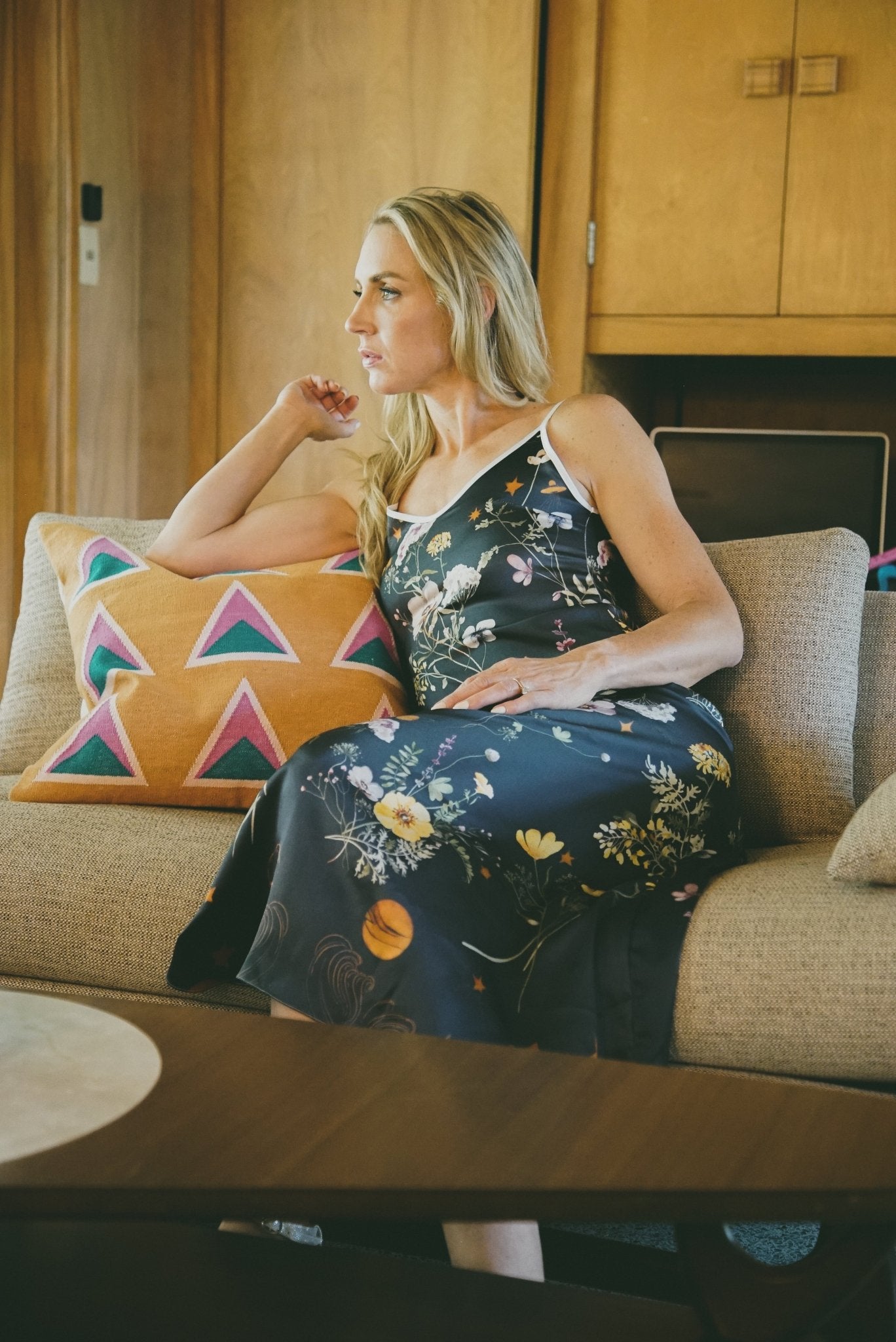 Andromeda Silk Dress Spring Equinox - Sustainable Luxury Women's Designer Fashion - Style Queenz