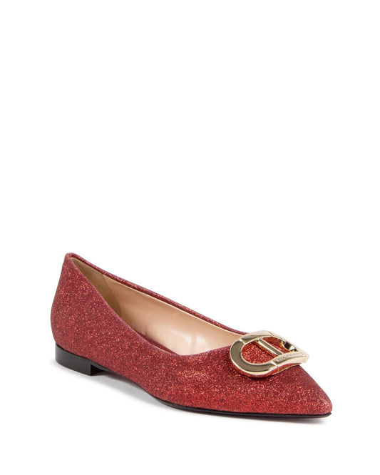 Brilliant Ballerina Bright Red - Luxury Italian Leather Ballet Flats - Style Queenz