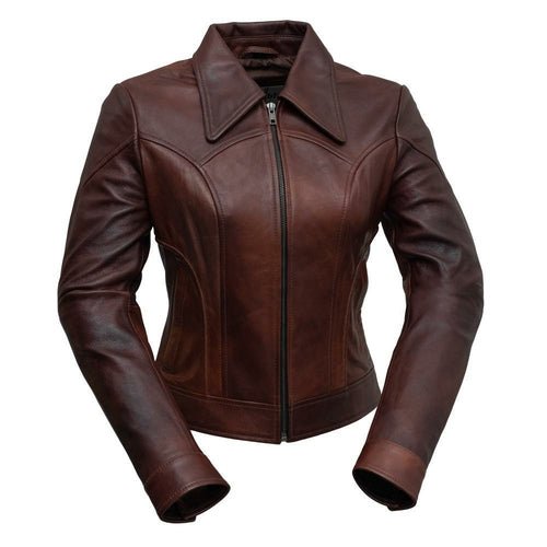 Buraq Women's Premium Lambskin Leather Jacket - Luxury Fashion Outerwear - Style Queenz