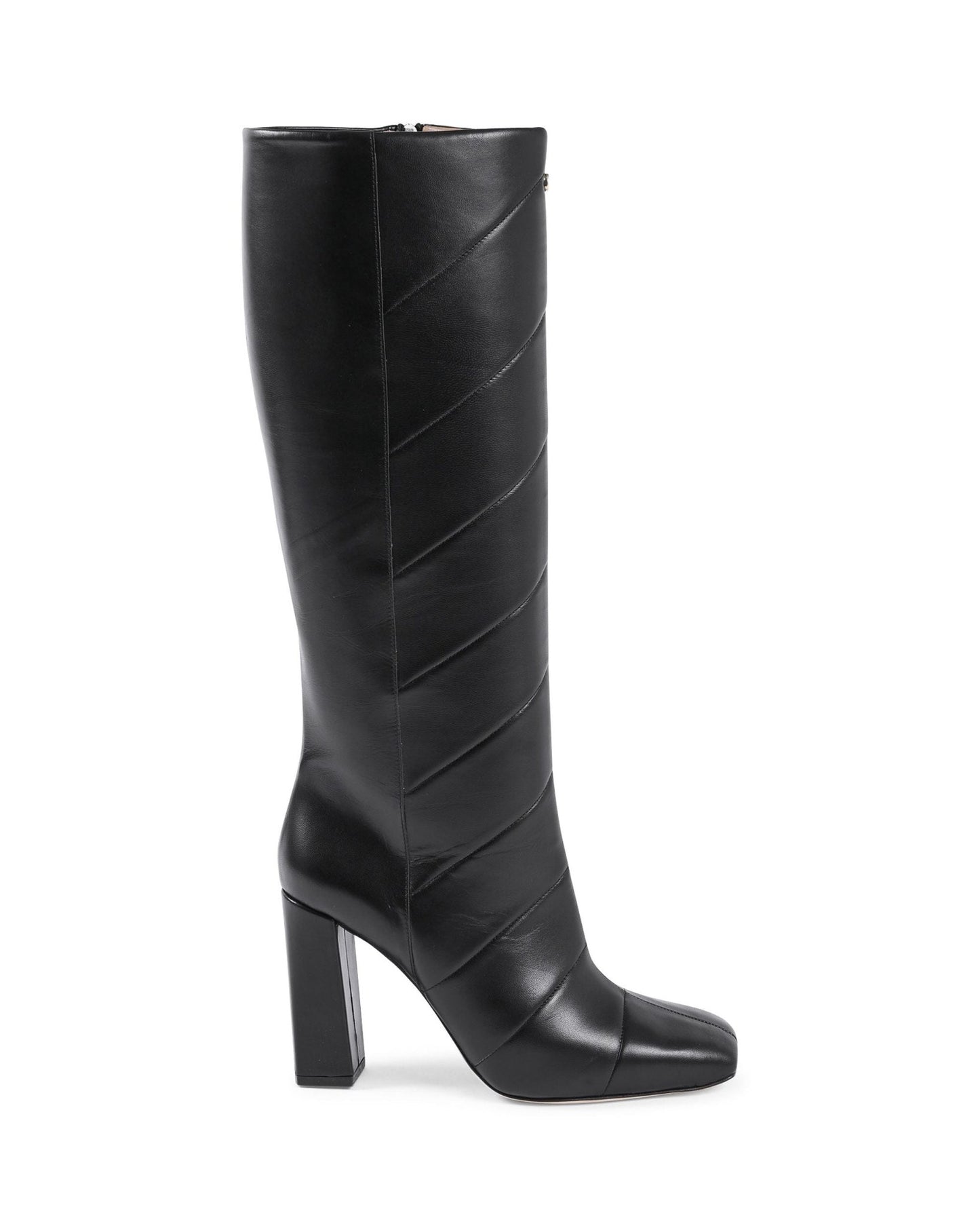 Camilla High Boot - Black Designer Leather High Boots - Style Queenz