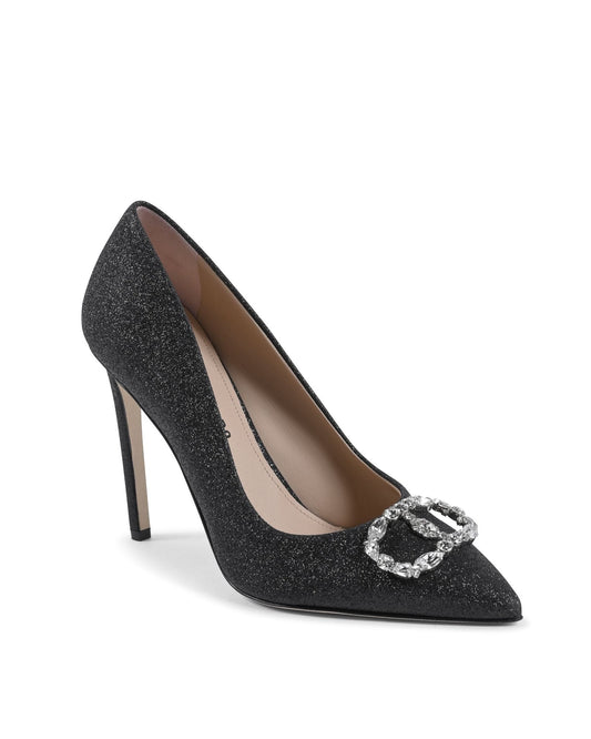 Cindarella Pump Bright Black - Luxury High Heel Shoes - Style Queenz