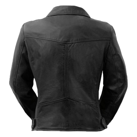 Classic Women's Genuine Leather Jacket - Premium Lambskin Biker Style - Style Queenz