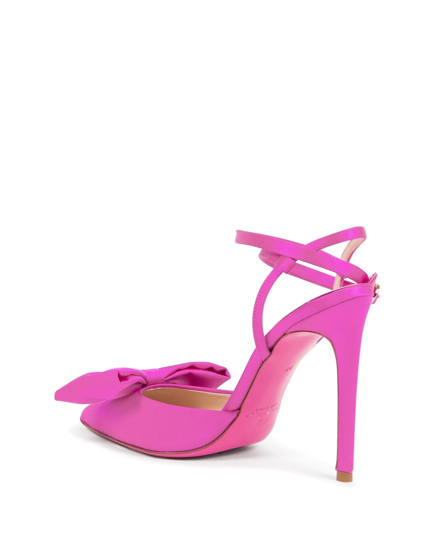 Cocktail Time Pump - Italian Satin Stiletto Heels - Style Queenz