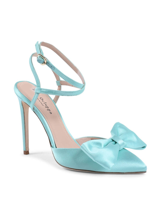 Cocktail Time Tiffany Satin Pump Heels - 10cm Stiletto - Italian Made Evening Shoes - Style Queenz