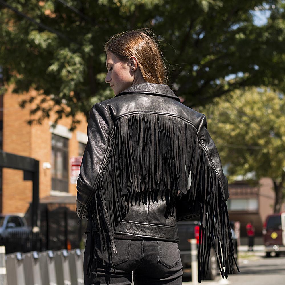 Daisy Women's Leather Jacket - Premium Genuine Leather Outerwear - Style Queenz