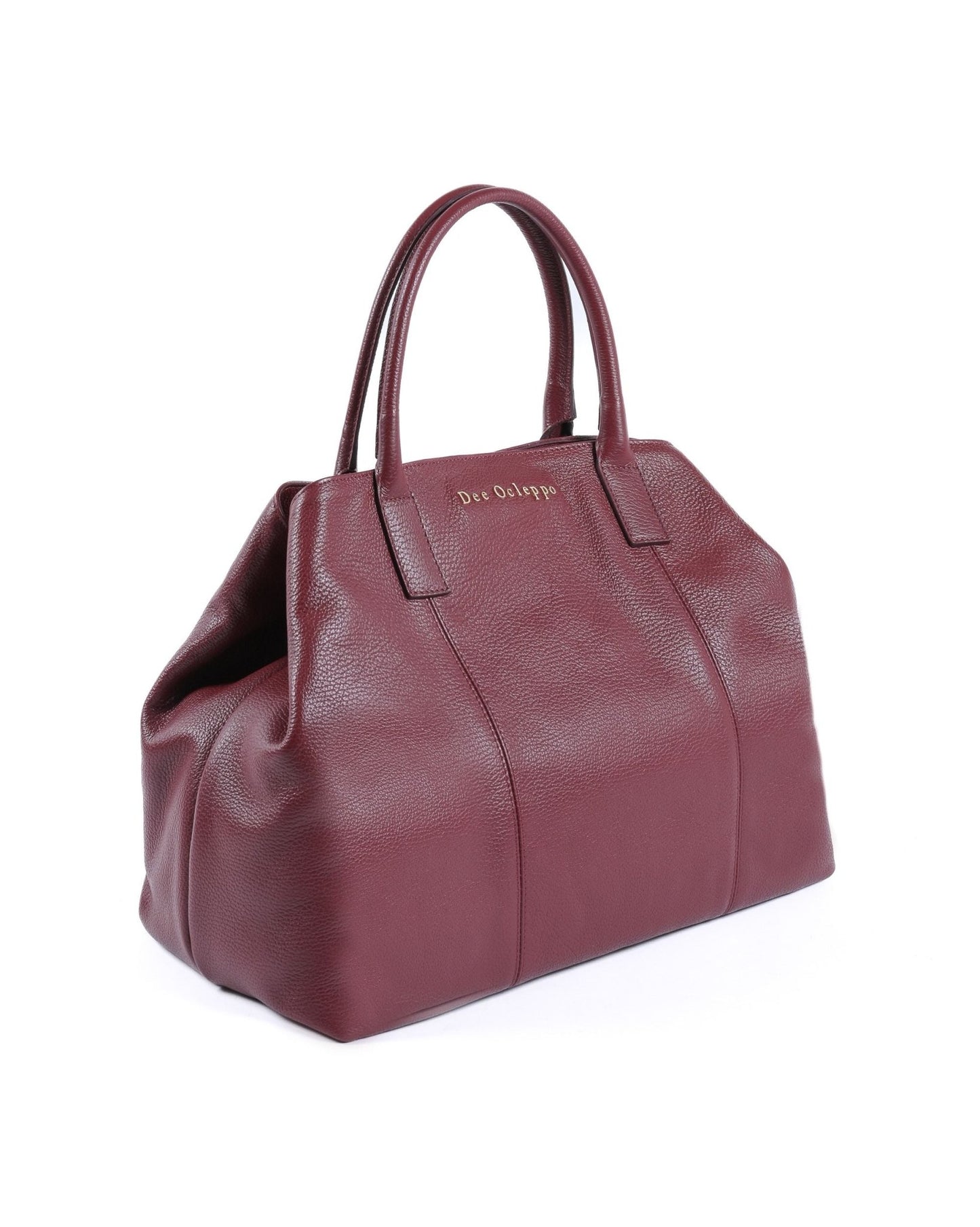Dee Ocleppo Cornwall Bordeaux Leather Handbag - Italian Luxury Designer Bag - Style Queenz