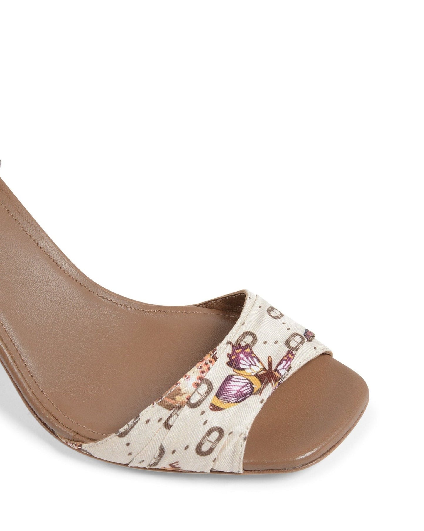 Emily Heeled Sandal - Italian Silk Printed Sandals - Style Queenz