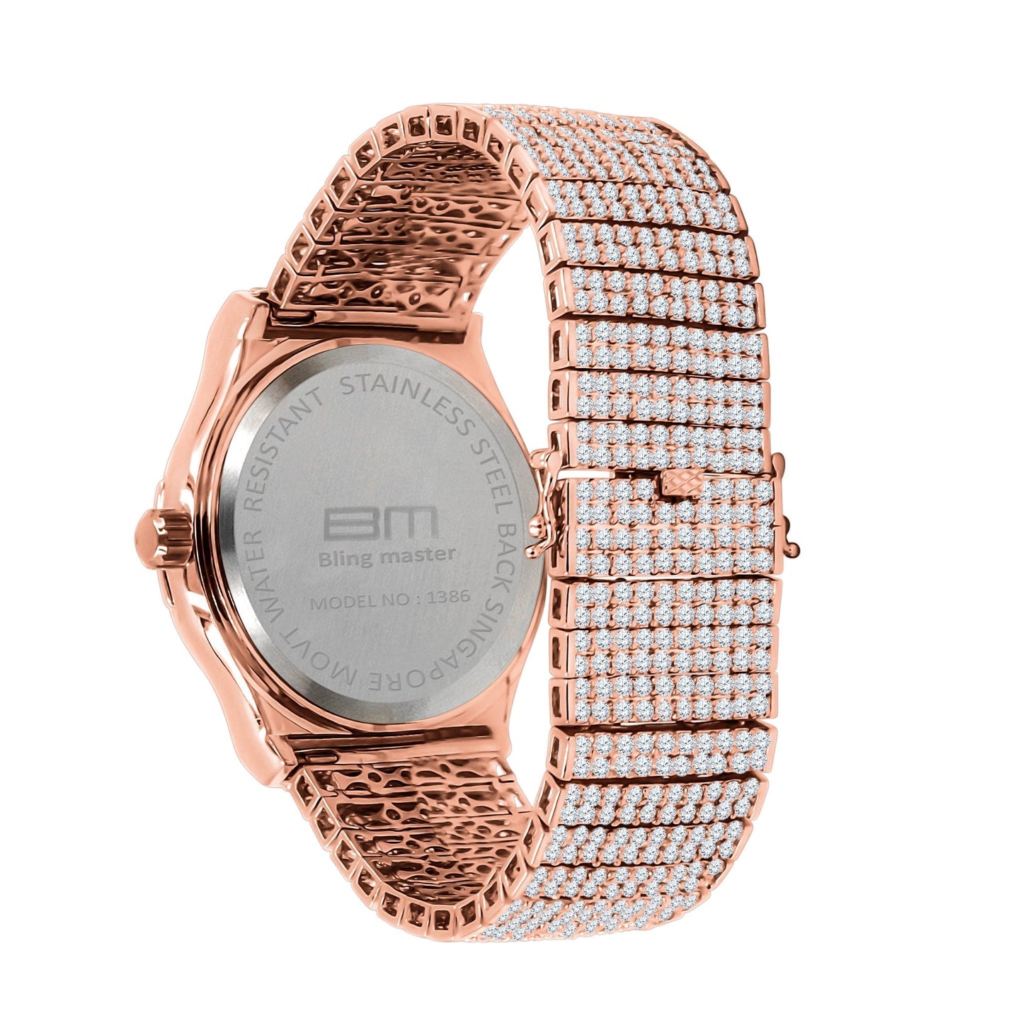 Gallant CZ Watch - Stainless Steel Iced Out Hip Hop Timepiece - Style Queenz