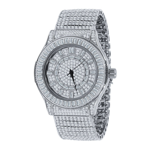 Gallant CZ Watch - Stainless Steel Iced Out Hip Hop Timepiece - Style Queenz