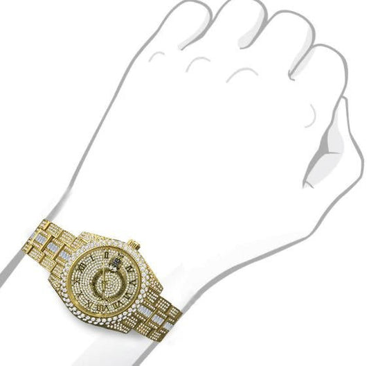 GRANDEE Steel Chronograph Watch - Professional Luxury Timepiece | 44mm Japanese Movement - Style Queenz