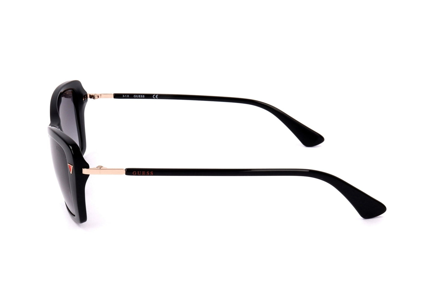 Guess GU7654 Shiny Black Sunglasses - Women's Designer Eyewear with UV Protection - Style Queenz