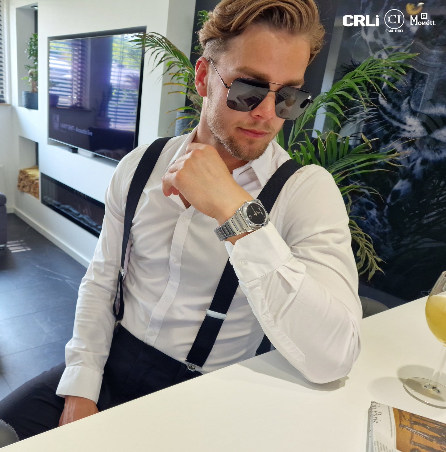 CRLi Brazo Silver Watch - Men's Luxury Timepiece