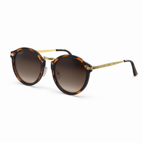 Hemmet® Vintage Raider Sunglasses - Italian Handcrafted Tortoise Frame | Unisex - Style Queenz