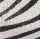 Jungle Zebra Ballerina Flats - Italian Calf Hair Designer Shoes - Style Queenz