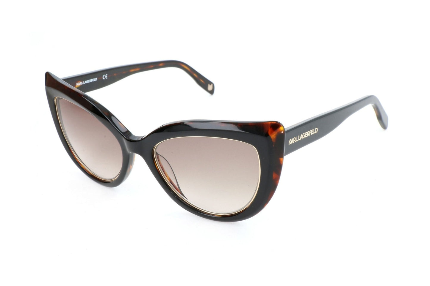 Karl Lagerfeld Black Havana Sunglasses - Designer Women's Eyewear - Style Queenz