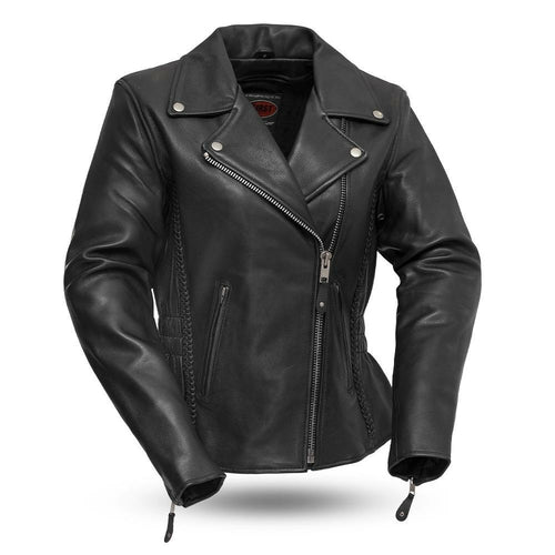 Lexy Premium Women's Motorcycle Leather Jacket - Protective Riding Gear - Style Queenz