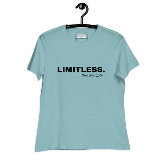 LIMITLESS Women's Relaxed Fit T-Shirt - Comfortable Cotton Tee - Style Queenz