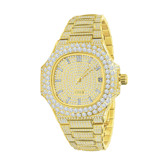 LORD Steel Crystal Watch - Luxury Bling Timepiece with Japan Movement - Style Queenz