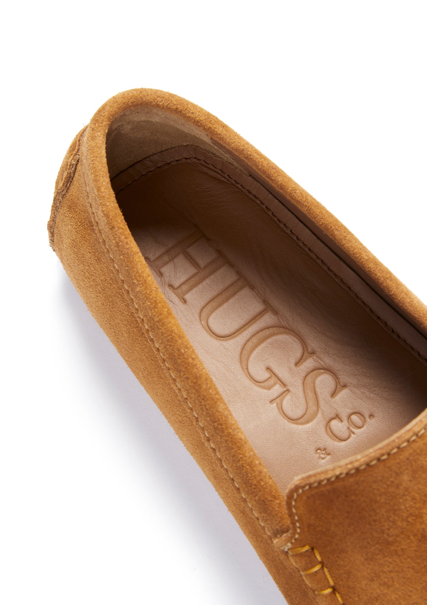 Men's Tobacco Suede Tasselled Driving Loafers