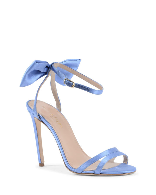 Nadine Bow Sandal - Italian Satin High Heel Sandals - Style Queenz