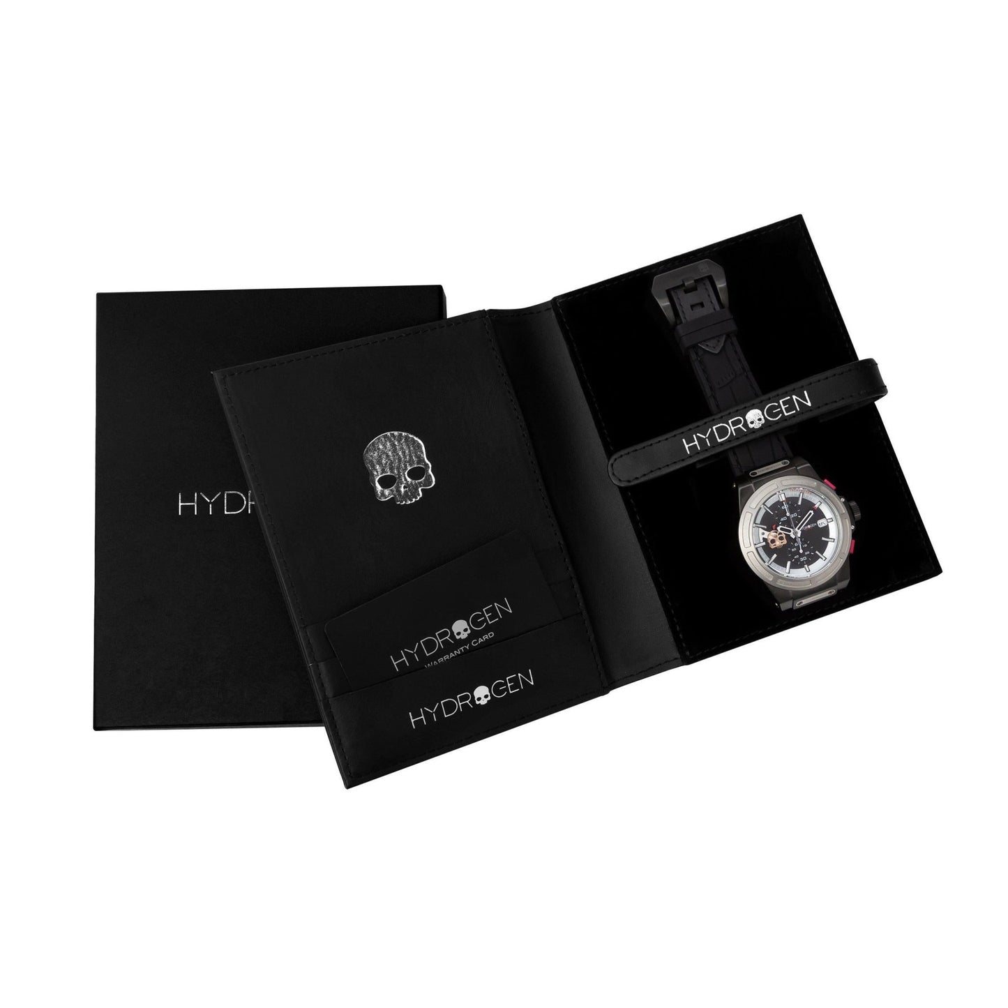 Otto Chrono Silver Matt Black - Luxury Sports Watch with Carbon Fiber Dial - Style Queenz