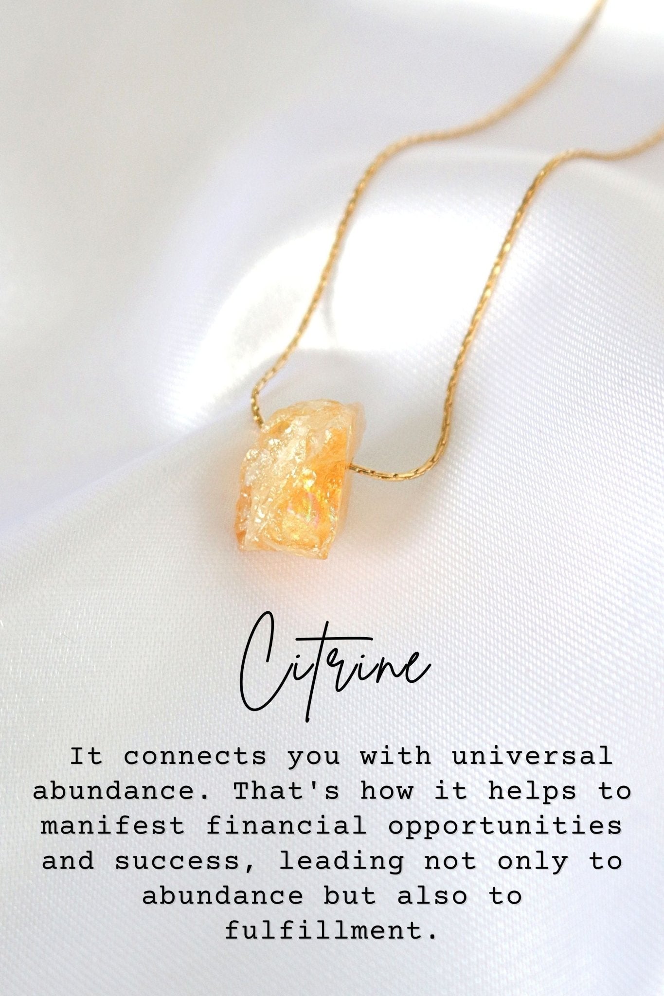Raw Natural Crystal 24K Gold Pendant Necklace - Healing Jewelry - Style Queenz