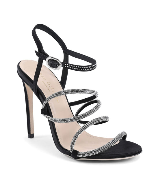 Shine Black Rhinestone Shoes - Italian Luxury Footwear for VIP Events - Style Queenz