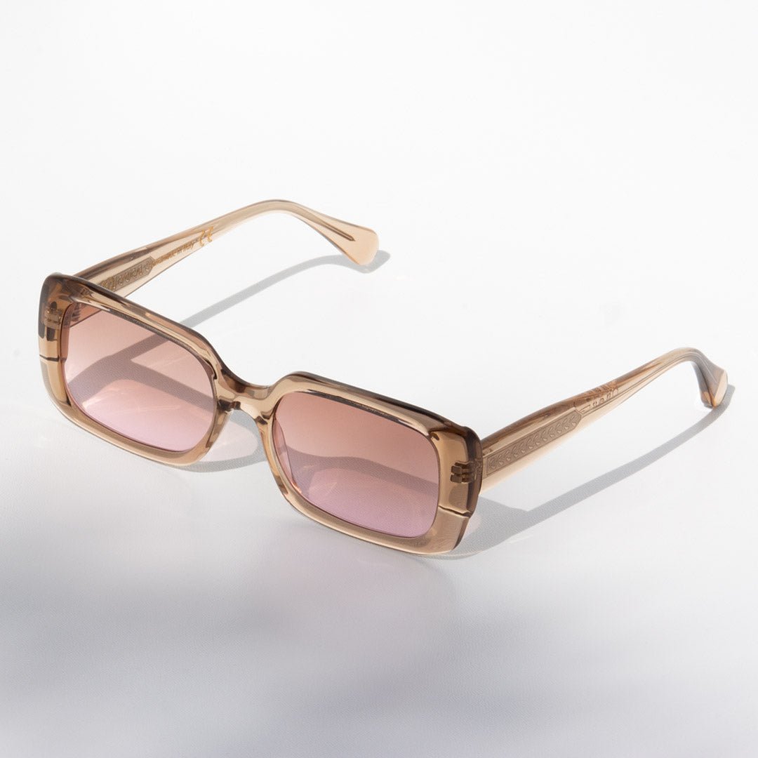 STAR DIVA Sunglasses - Retro Champagne Acetate Women's Eyewear - Style Queenz