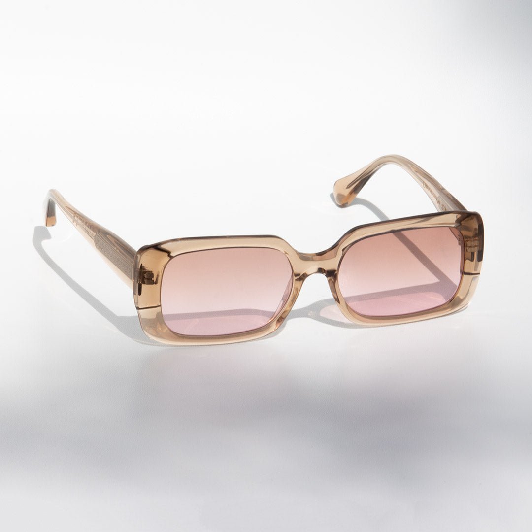 STAR DIVA Sunglasses - Retro Champagne Acetate Women's Eyewear - Style Queenz