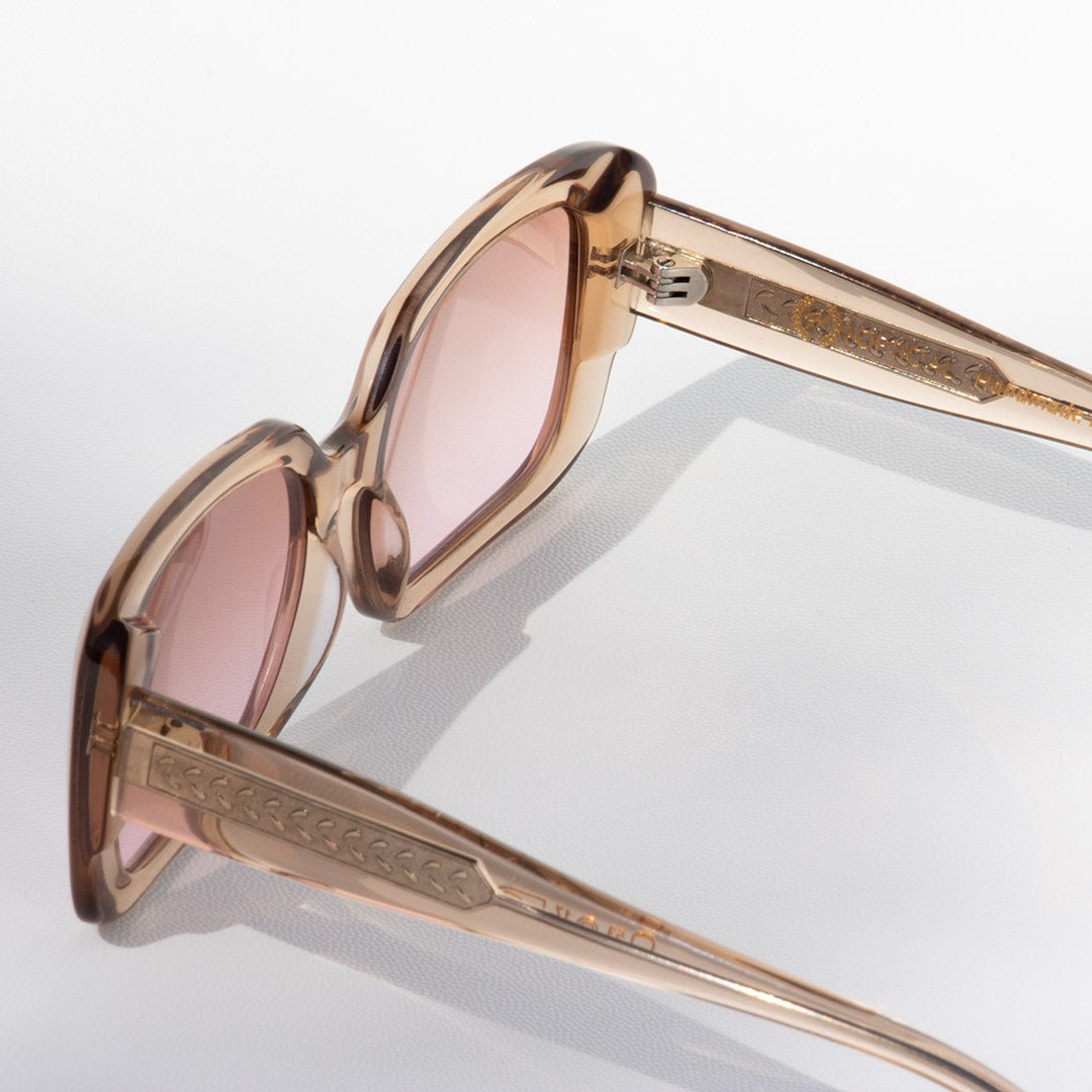STAR DIVA Sunglasses - Retro Champagne Acetate Women's Eyewear - Style Queenz