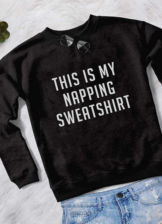 This Is My Napping Sweatshirt - Women's Cozy Loungewear - Style Queenz