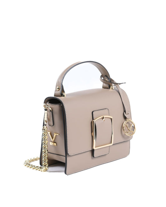 V Italia Taupe Ruga Leather Handbag - Premium Italian Craftsmanship - Style Queenz