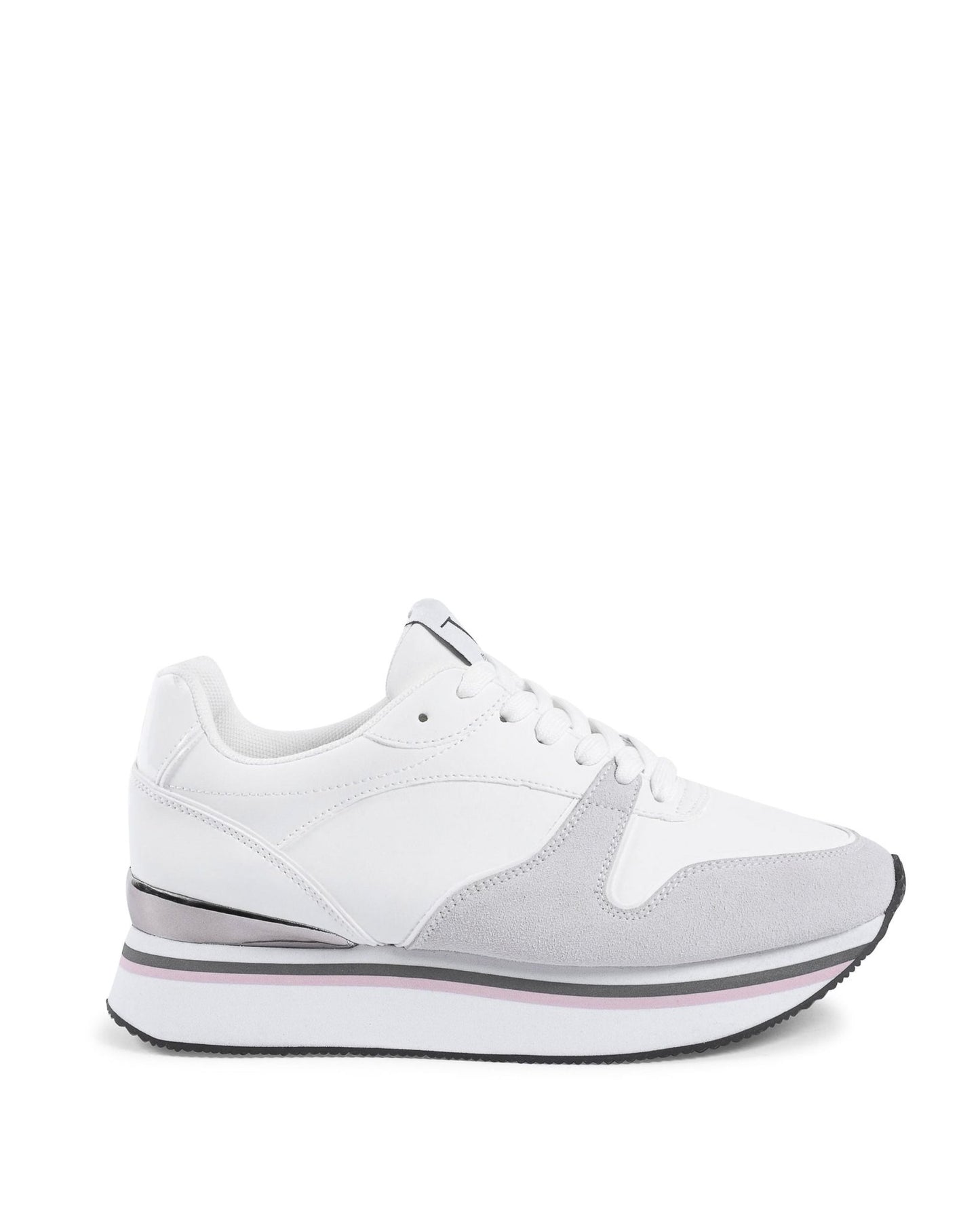 V Italia Women's Sneaker White - Premium Synthetic Leather Trainers - Style Queenz