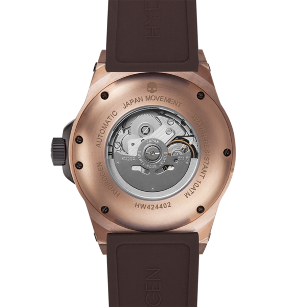 Vento Rose Gold Brown Watch - Men's Luxury GMT Timepiece